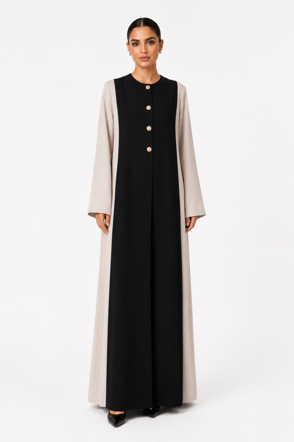 Signature Button Abaya