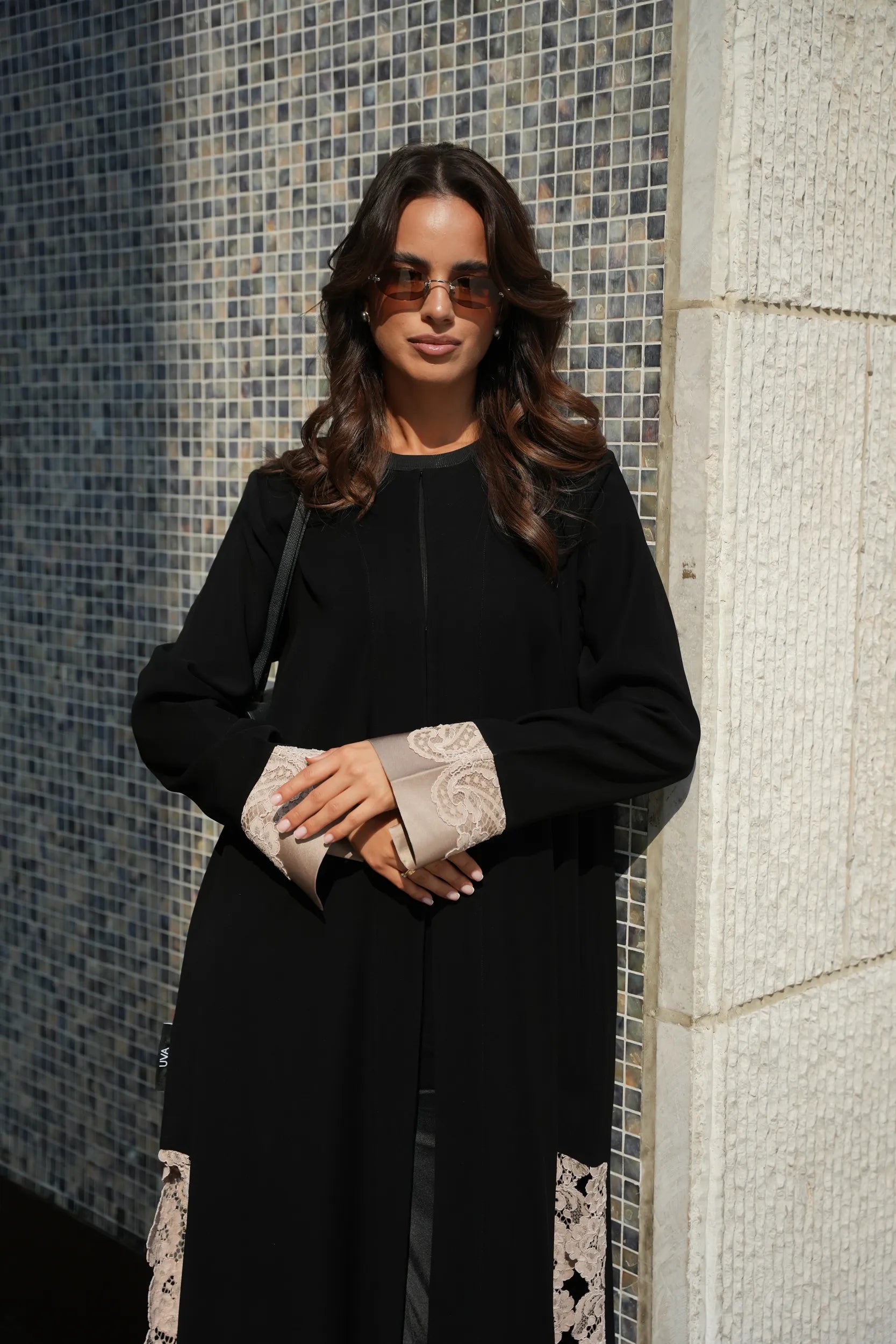 Lace Cuff Abaya