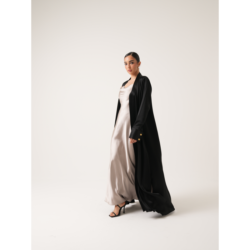DUUBLE CUFFLINK SILK ABAYA