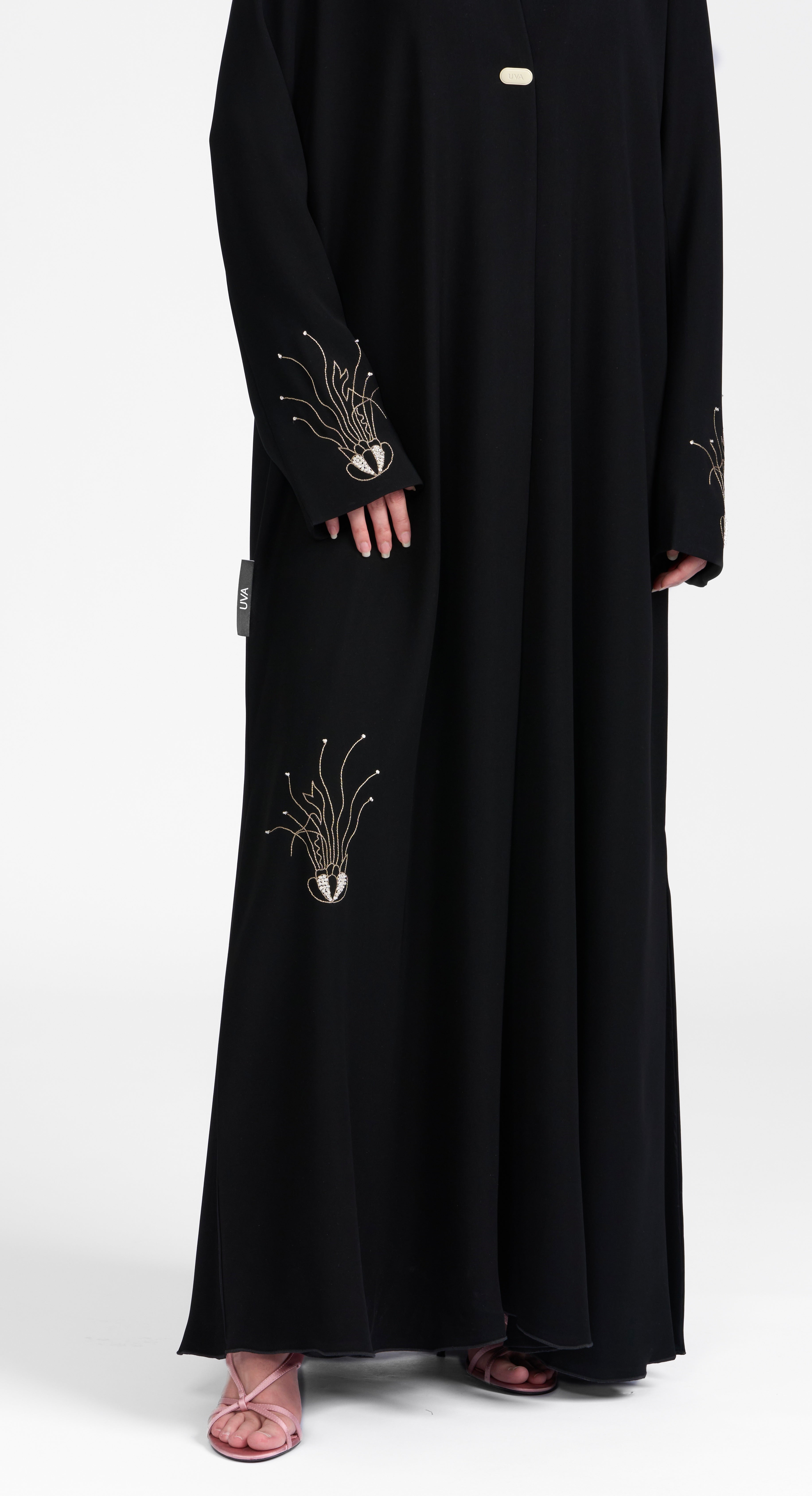 Ocean Embroidered Abaya