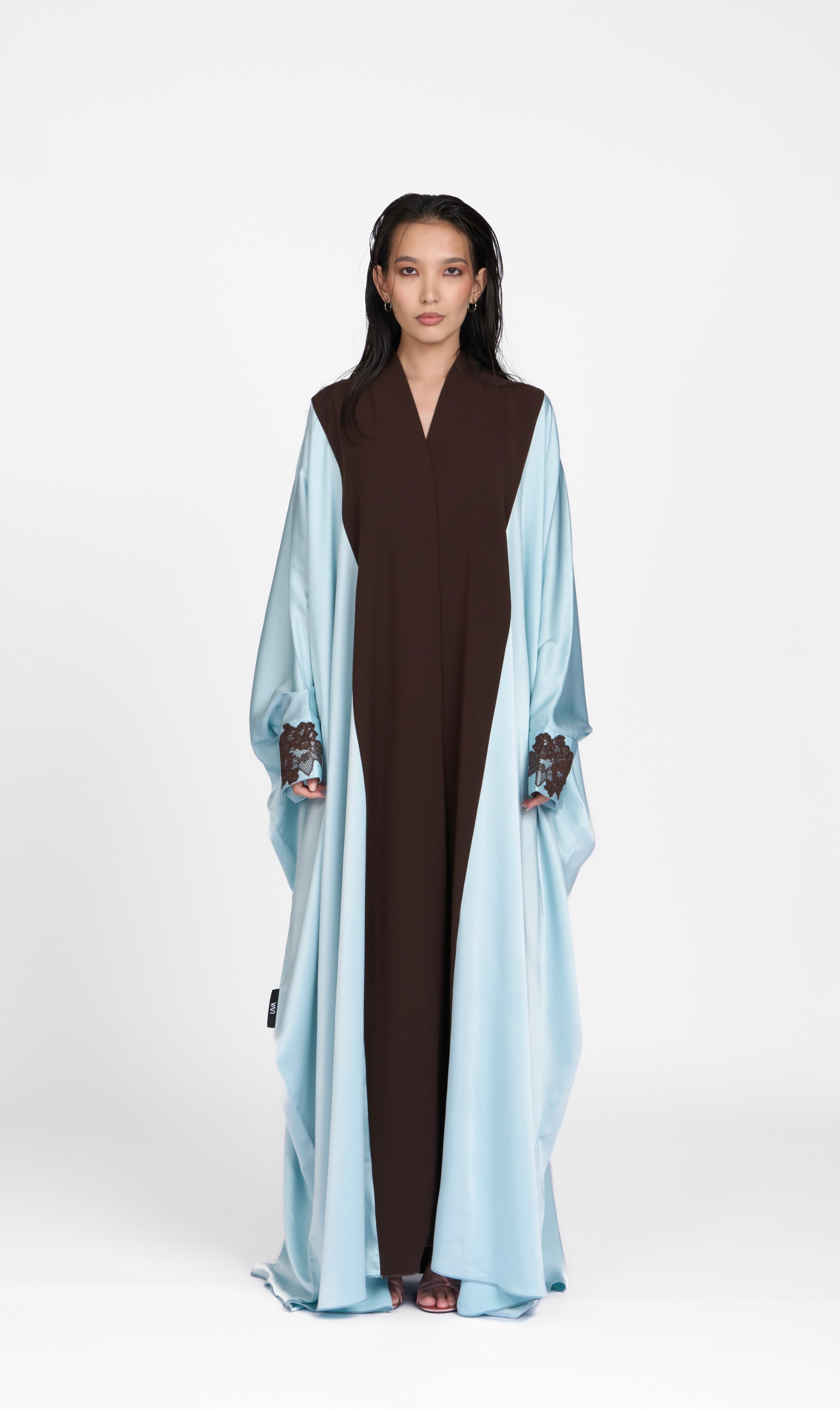 Sky Silk Bisht Abaya