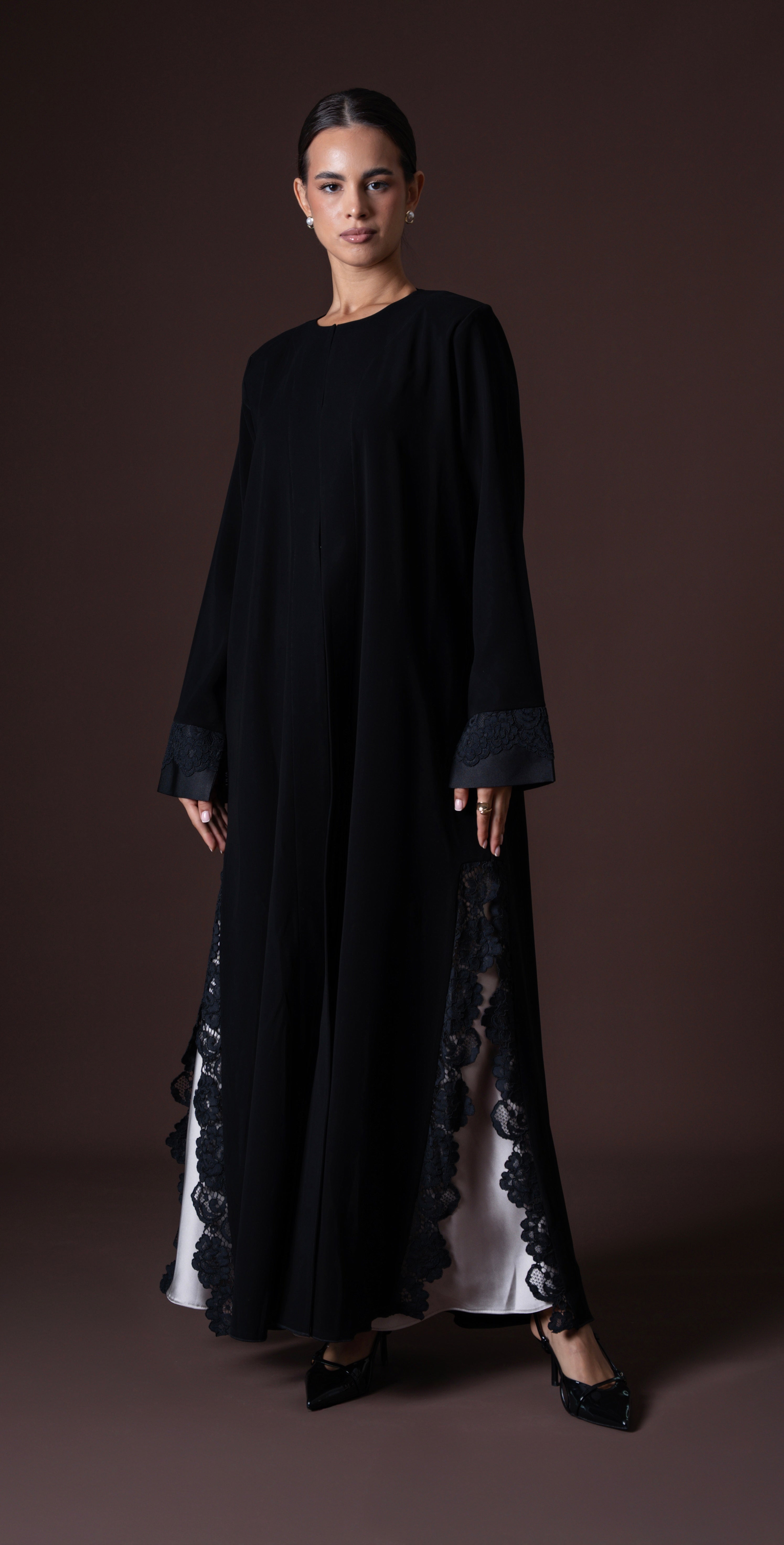 Lace Cuff Abaya