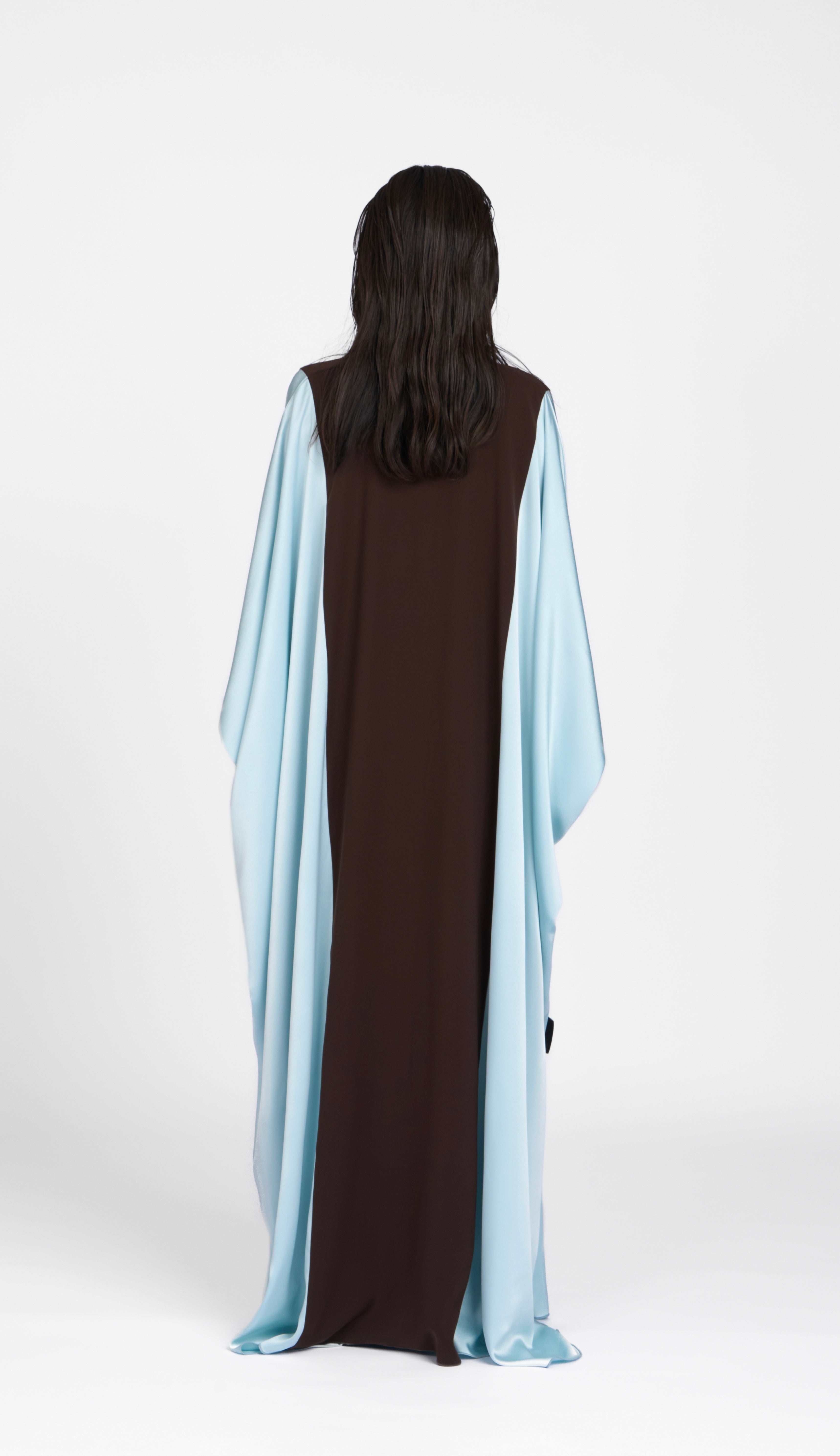 Sky Silk Bisht Abaya