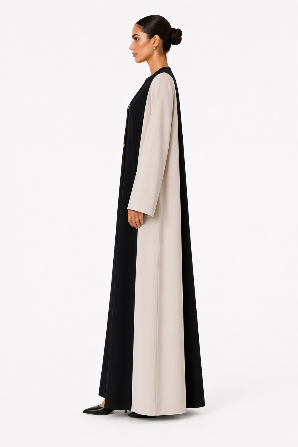 Signature Button Abaya