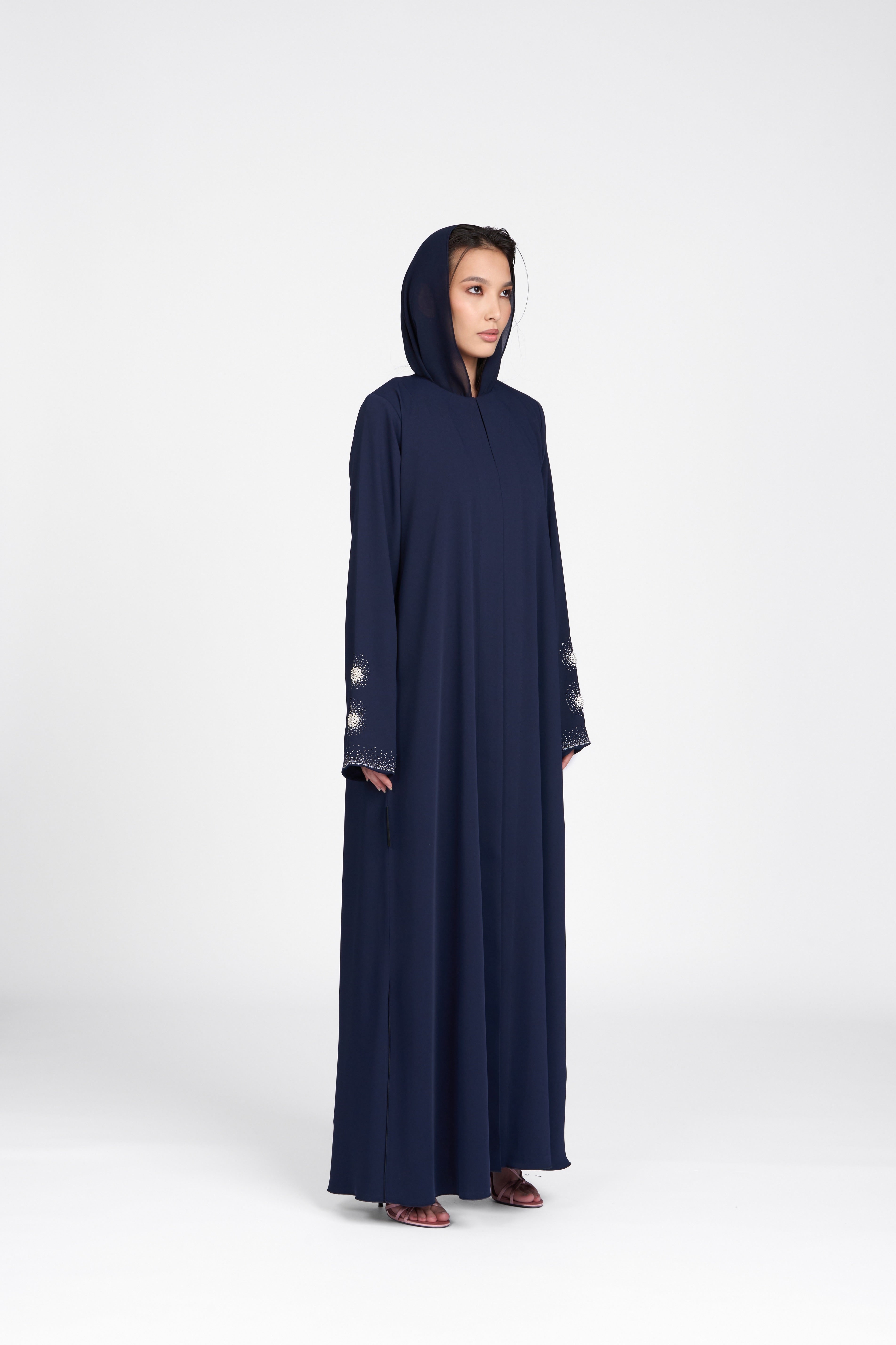 Halo Embroidered Abaya