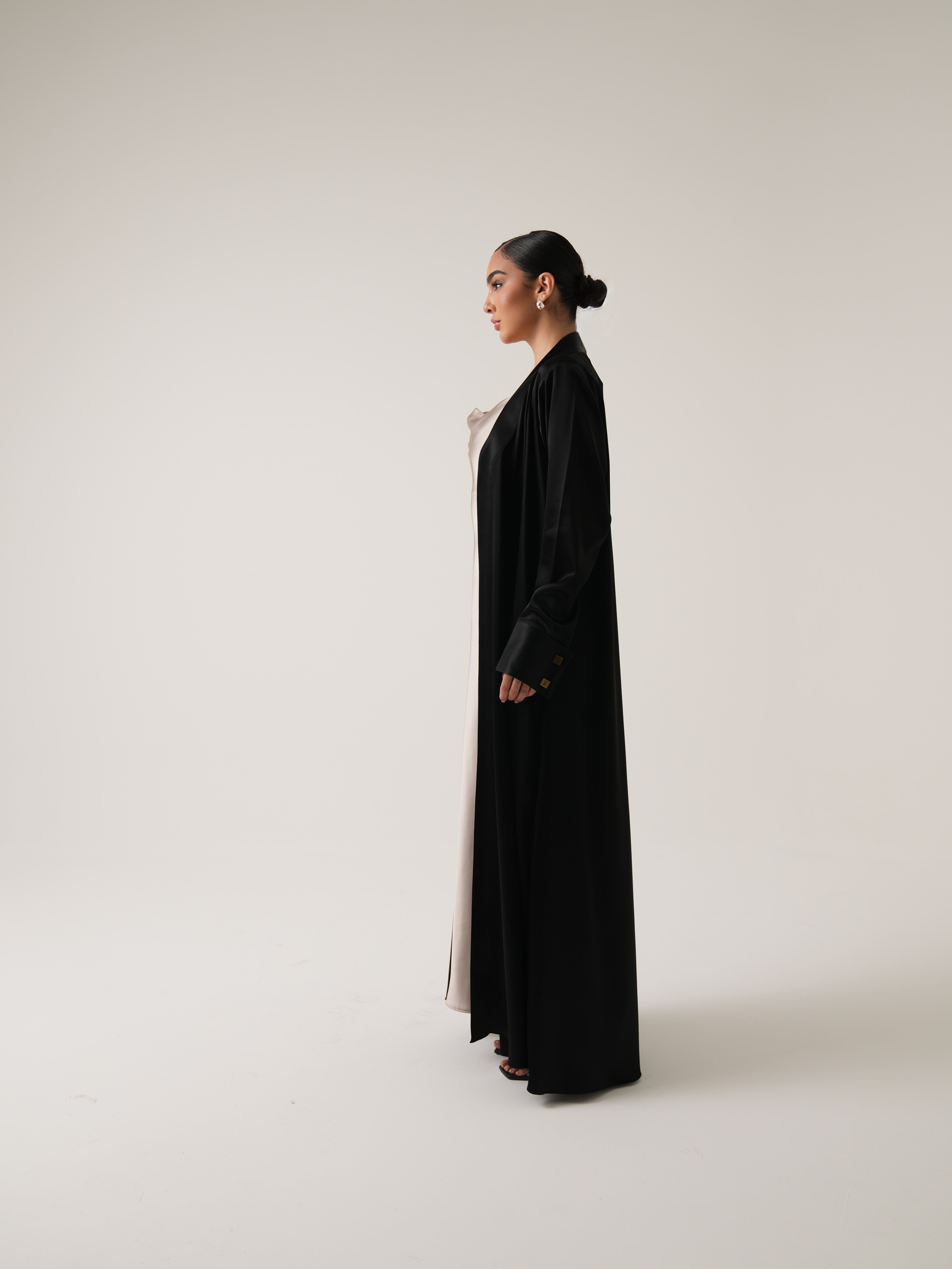 DUUBLE CUFFLINK SILK ABAYA