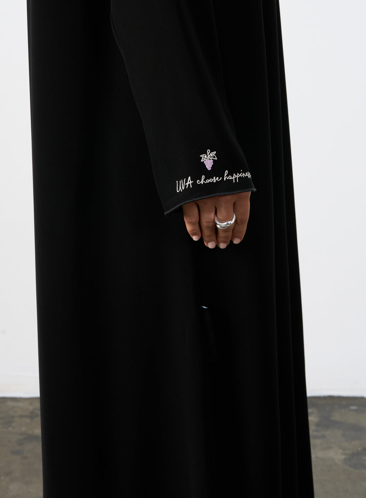 UVA Embroidered Abaya