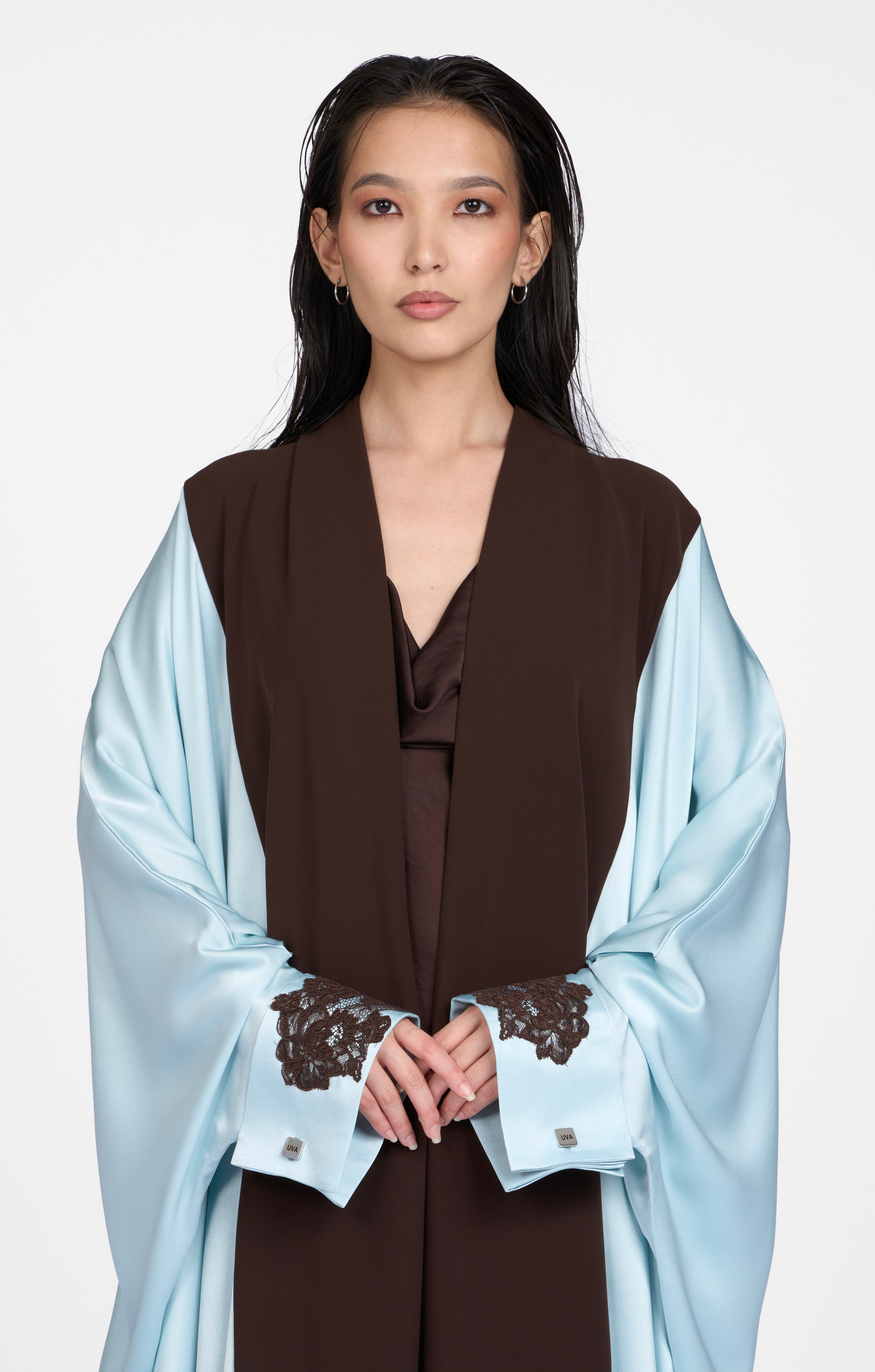Sky Silk Bisht Abaya